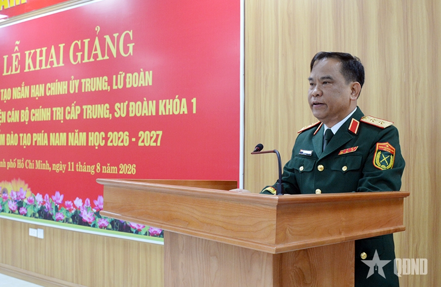 Học viện Chính trị: Khai giảng đào tạo ngắn chính ủy trung, lữ đoàn và hoàn thiện cán bộ chính trị cấp trung, sư đoàn
