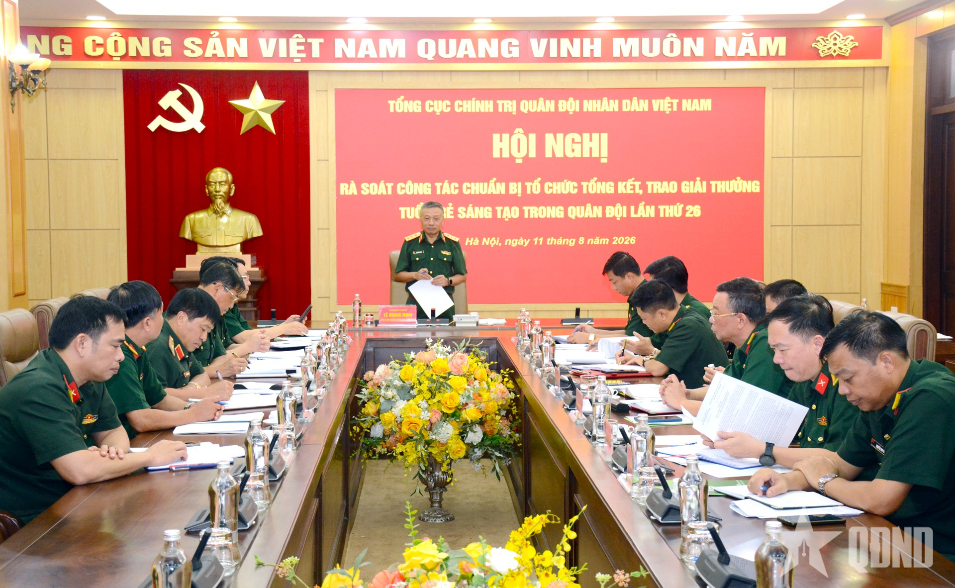 Thượng tướng Lê Quang Minh: Chuẩn bị chu đáo tổng kết, trao Giải thưởng Tuổi trẻ sáng tạo trong Quân đội lần thứ 26