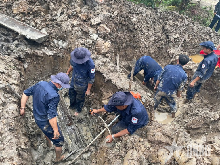 An Giang: K92 cất bốc được 3 hài cốt liệt sĩ tại xã Vĩnh Ty