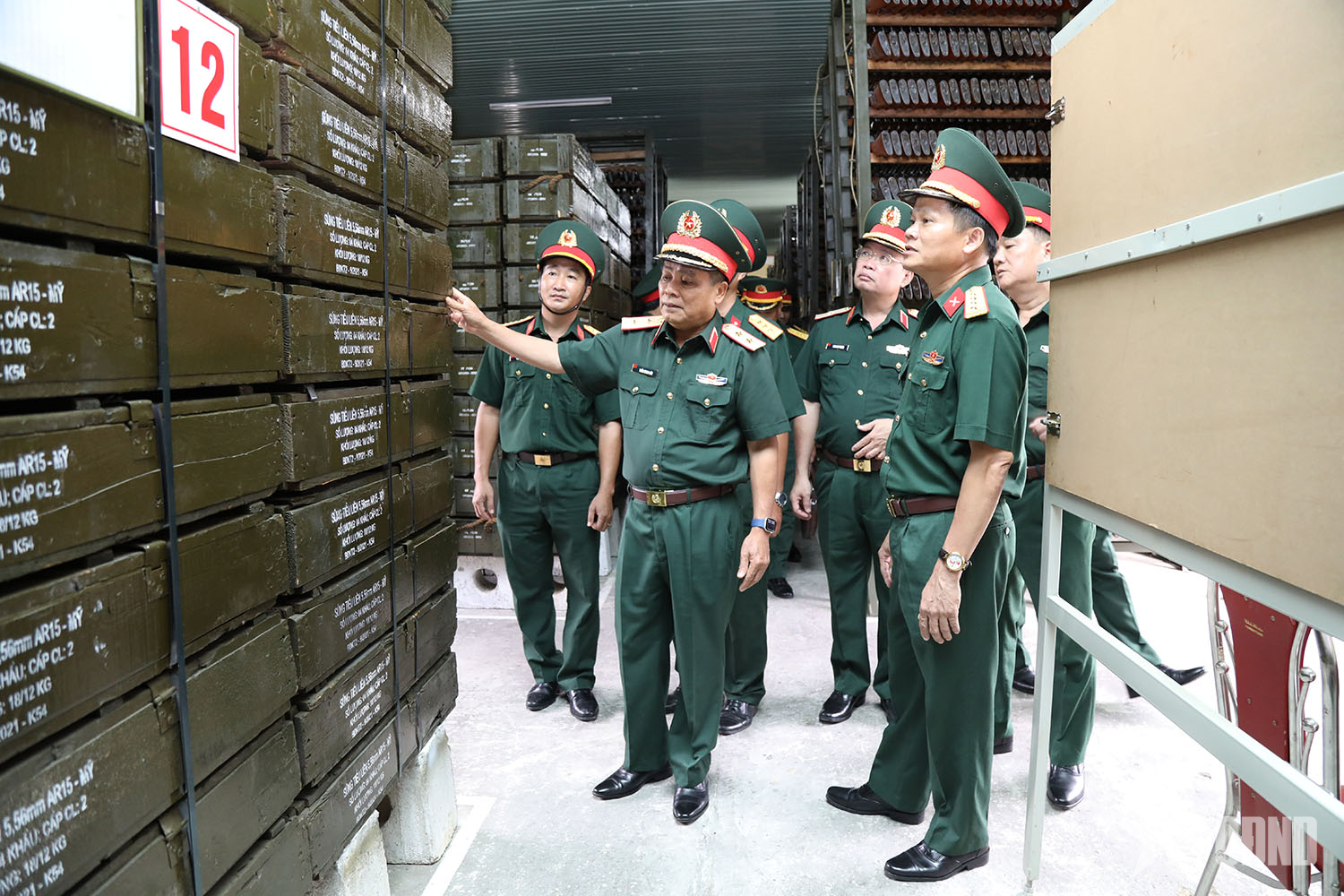 Trung tướng Trần Minh Đức kiểm tra Kho Kỹ thuật K54