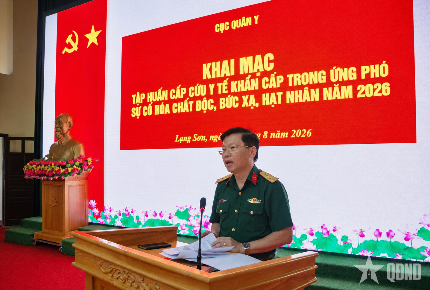 Tập huấn cấp cứu y tế khẩn cấp trong ứng phó sự cố hóa chất, bức xạ