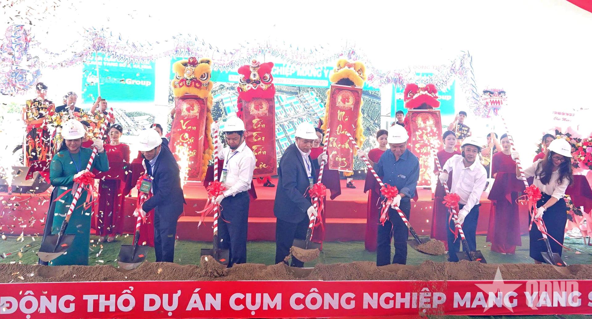 Gia Lai: Khởi công dự án Cụm công nghiệp Mang Yang số 2, vốn đầu tư 400 tỷ đồng