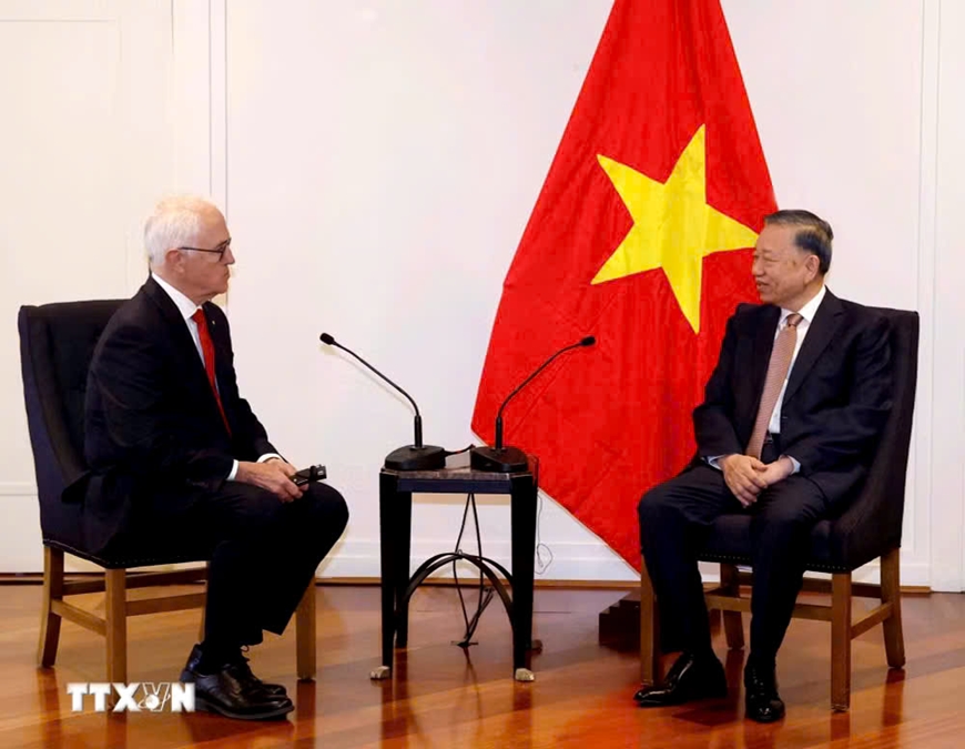 Tổng Bí thư, Chủ tịch nước Tô Lâm tiếp lãnh đạo một số doanh nghiệp tại Australia