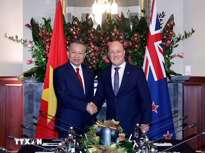 Tổng Bí thư, Chủ tịch nước Tô Lâm hội đàm với Thủ tướng New Zealand Christopher Luxon