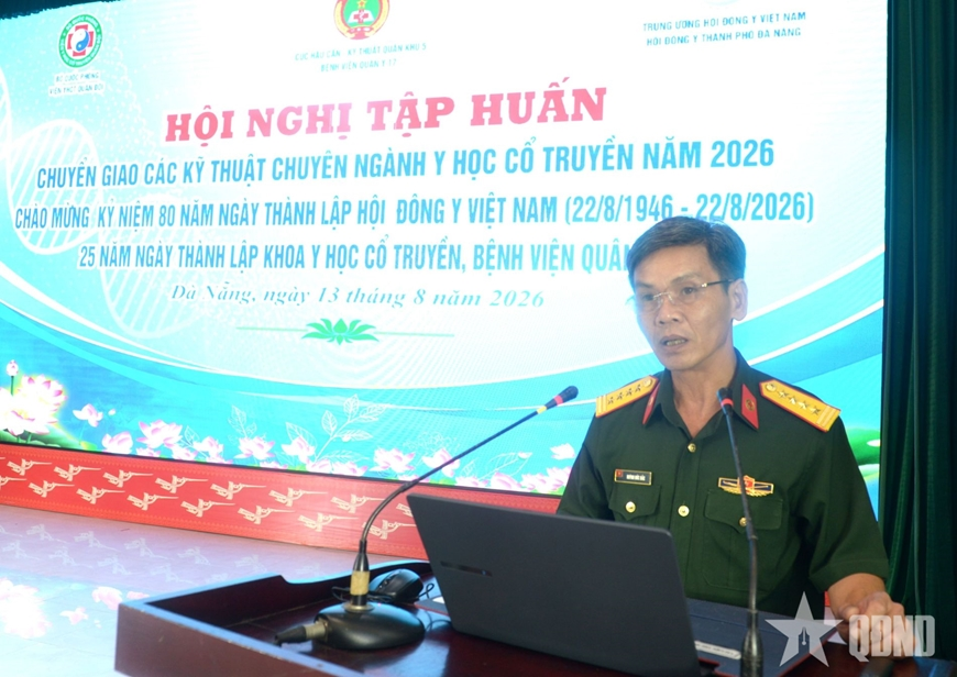 Tập huấn chuyển giao các kỹ thuật chuyên ngành y học cổ truyền năm 2026