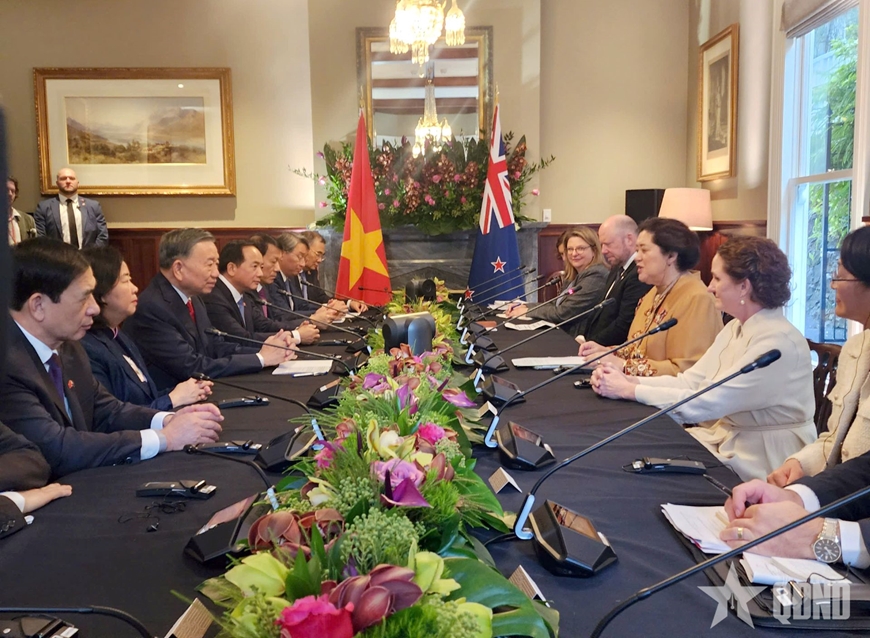 Tổng Bí thư, Chủ tịch nước Tô Lâm hội kiến Toàn quyền New Zealand Cindy Kiro