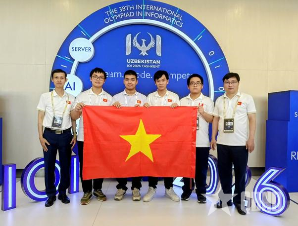 Olympic Tin học quốc tế năm 2026: Việt Nam trong nhóm 8 quốc gia dẫn đầu

