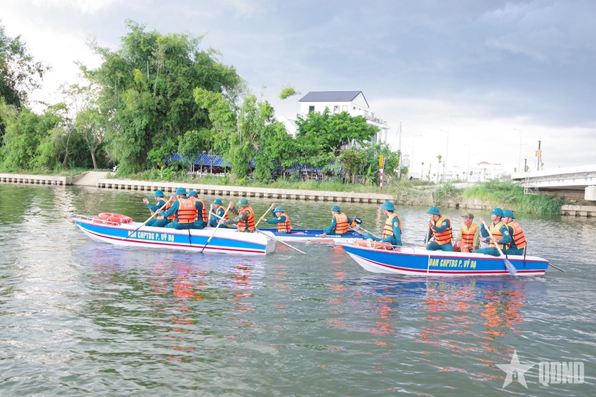 Bộ CHQS TP Huế: Chủ động phòng chống, ứng phó kịp thời với thiên tai, bão lụt