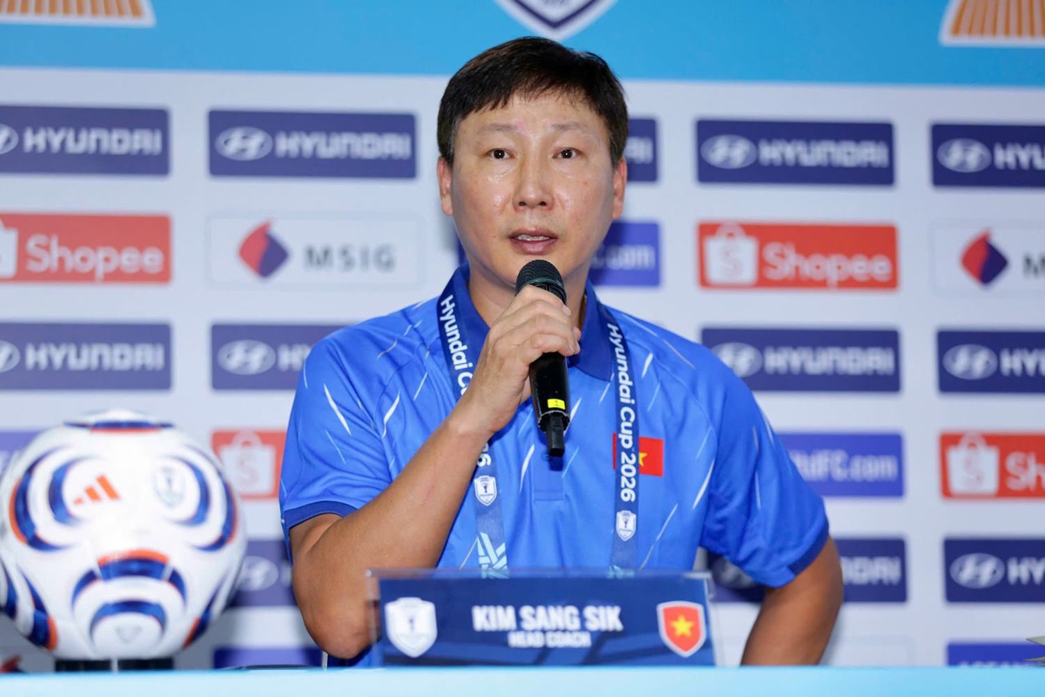 HLV Kim Sang-sik: “Đội tuyển Việt Nam phấn đấu vào chung kết ASEAN Cup 2026”

