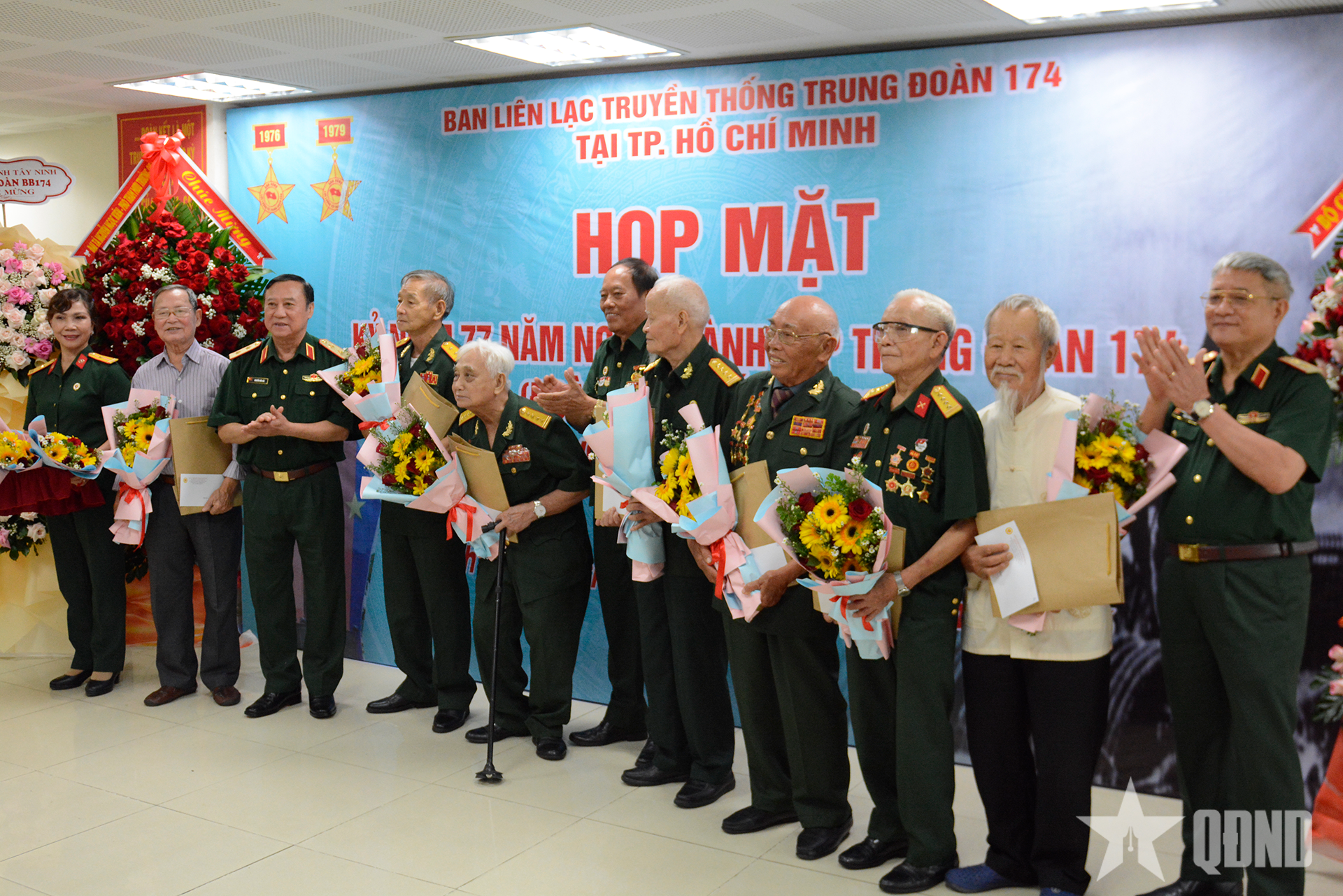 Họp mặt kỷ niệm 77 năm Ngày thành lập Trung đoàn 174