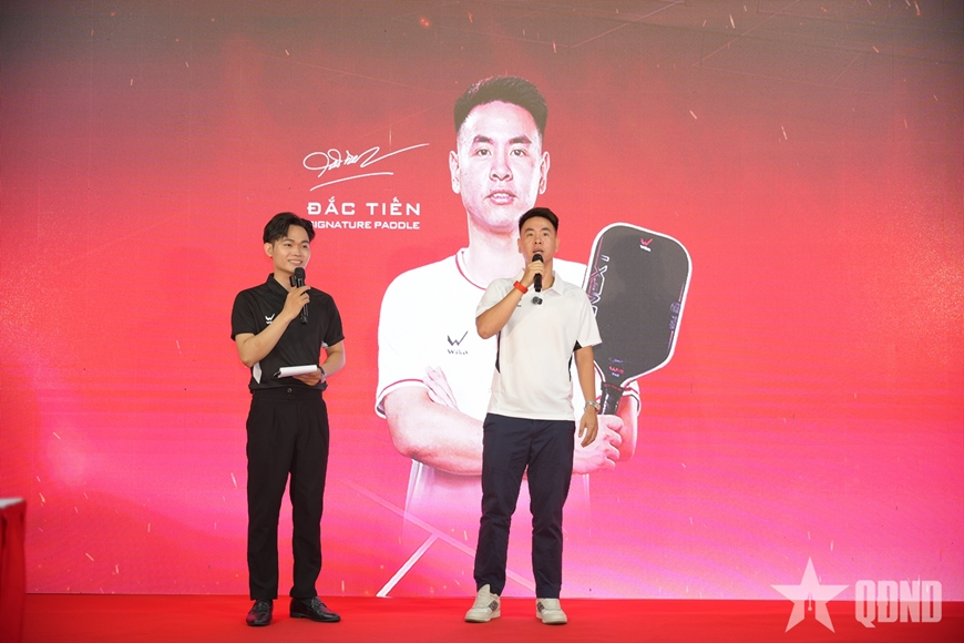 Đắc Tiến ra mắt sản phẩm vợt pickleball