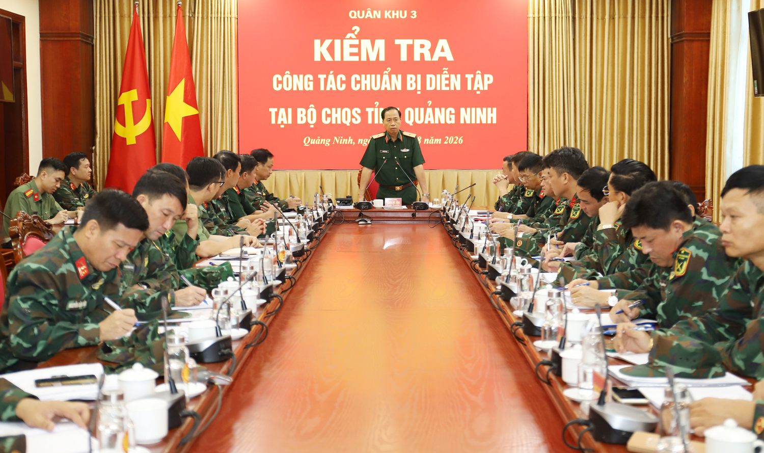 Quân khu 3 kiểm tra công tác chuẩn bị diễn tập khu vực phòng thủ tỉnh Quảng Ninh năm 2026