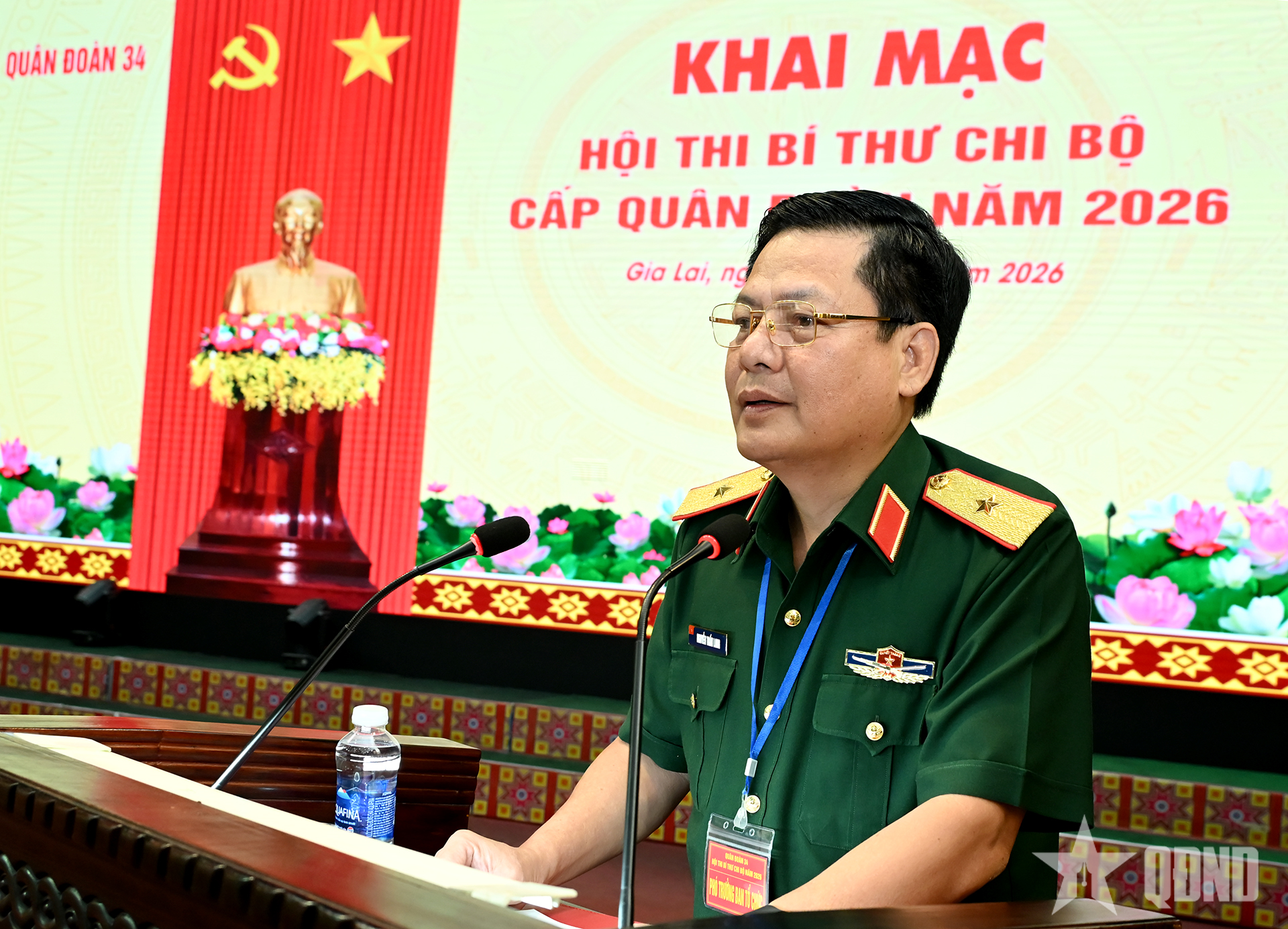Quân đoàn 34 khai mạc Hội thi Bí thư chi bộ năm 2026