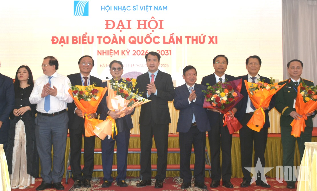 Thiếu tướng, nhạc sĩ Nguyễn Đức Trịnh đắc cử Chủ tịch Hội Nhạc sĩ Việt Nam nhiệm kỳ XI