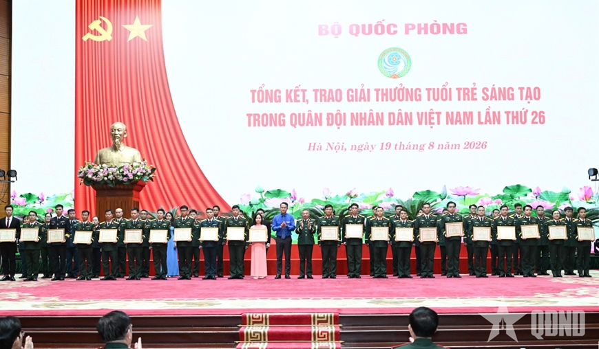 473 công trình nhận Giải thưởng Tuổi trẻ sáng tạo trong Quân đội lần thứ 26