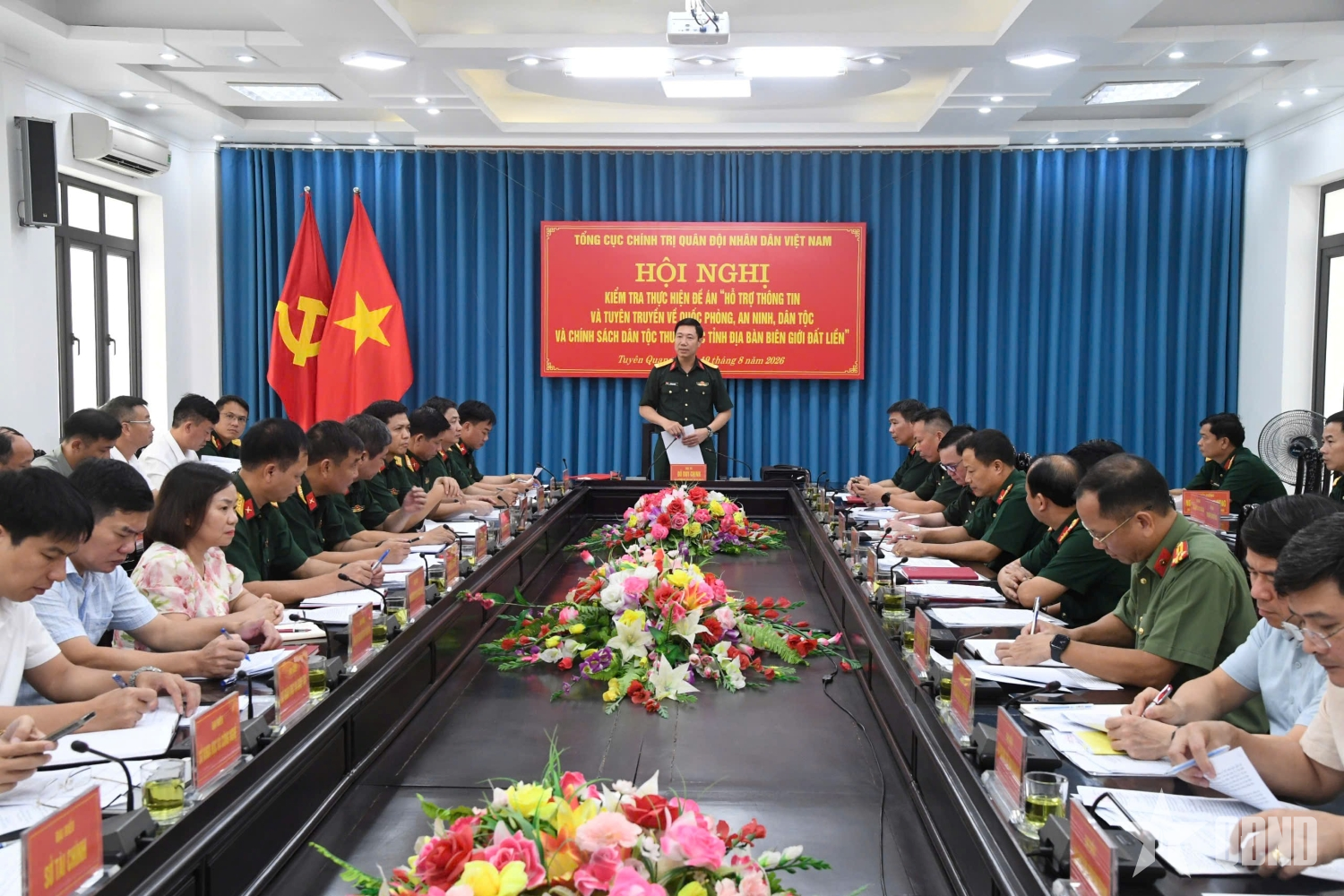 Tổng cục Chính trị kiểm tra thực hiện Đề án 1219 tại tỉnh Tuyên Quang