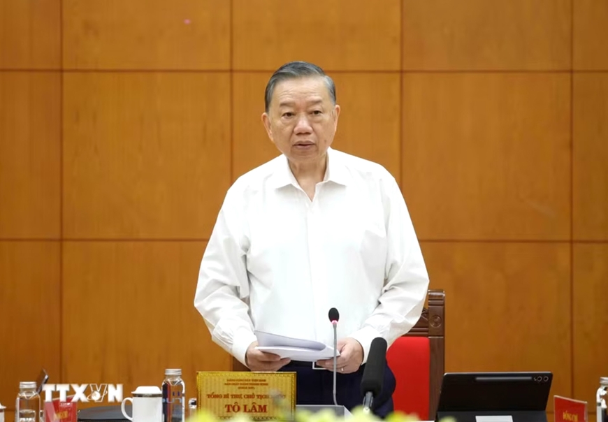 Tổng B&iacute; thư, Chủ tịch nước T&ocirc; L&acirc;m: X&aacute;c lập vững chắc nền nếp l&atilde;nh đạo gắn với mục ti&ecirc;u, sản phẩm, kết quả v&agrave; tr&aacute;ch nhiệm