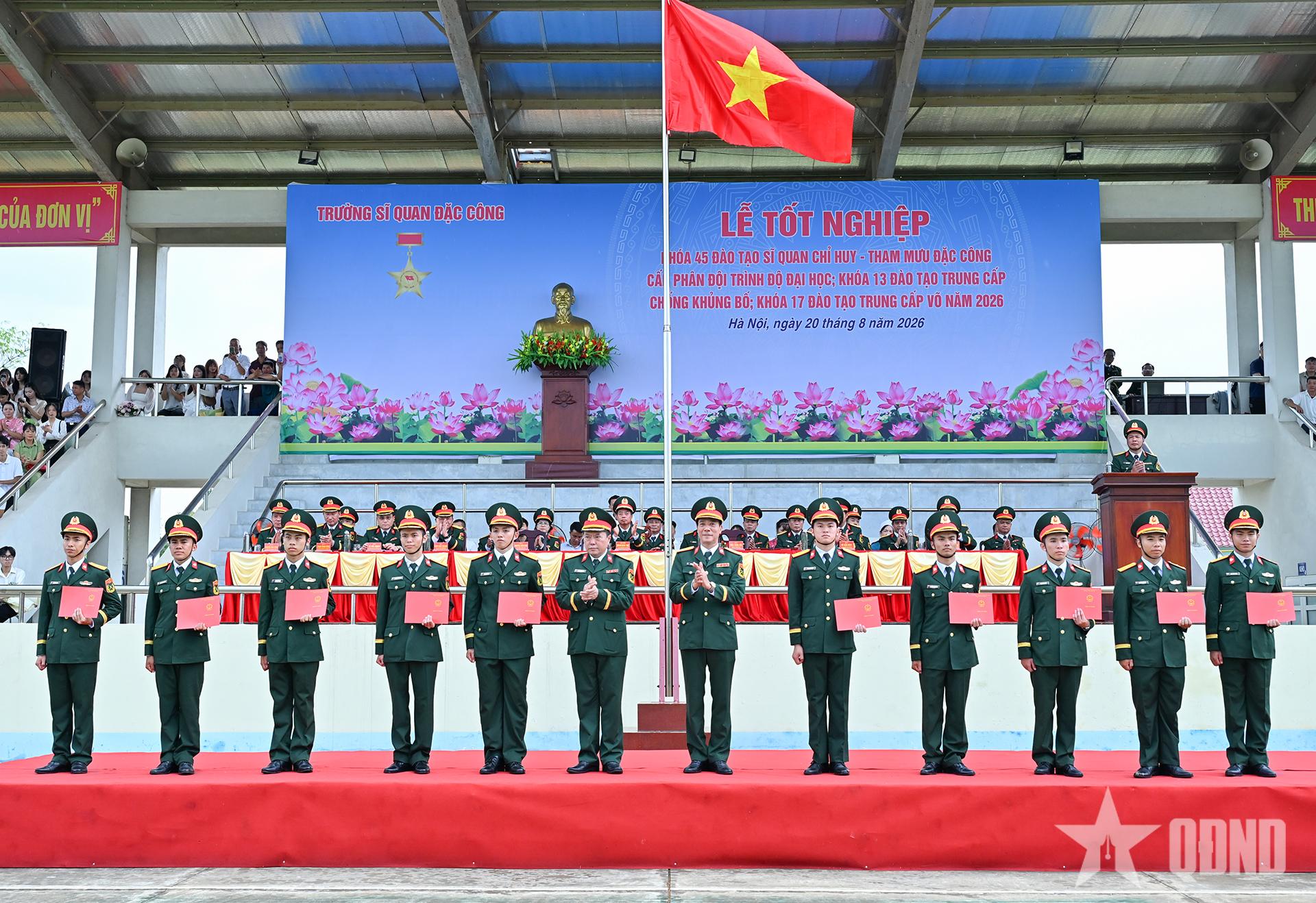 Các học viên góp phần tô thắm hình ảnh người chiến sĩ Đặc công anh hùng
