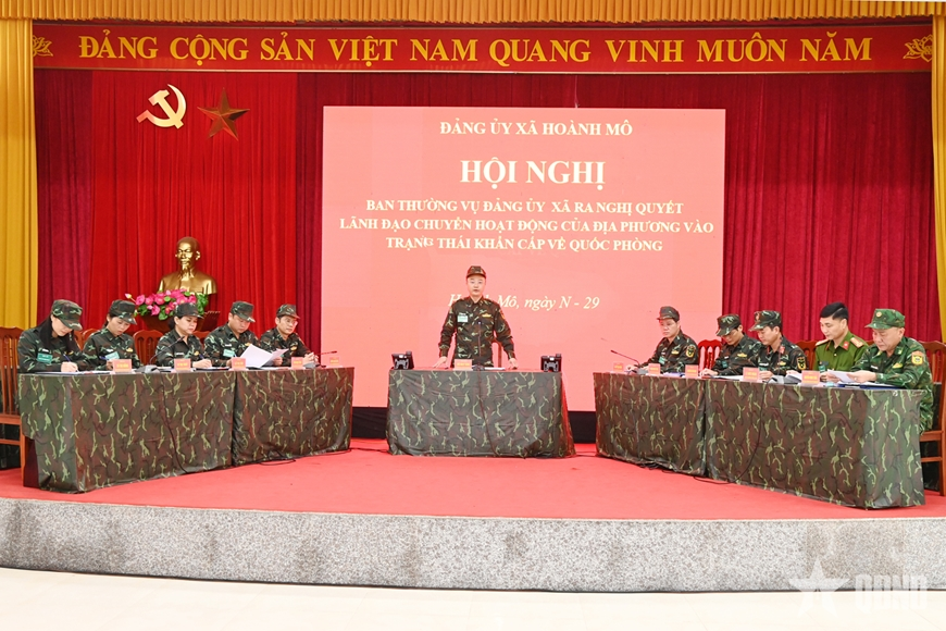 Quảng Ninh: Xã Hoành Mô tổ chức diễn tập chiến đấu trong khu vực phòng thủ năm 2026

