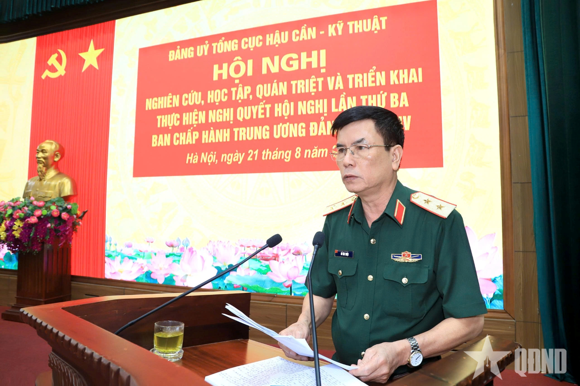 Tổng cục Hậu cần - Kỹ thuật  quán triệt Nghị quyết Hội nghị lần thứ ba Ban Chấp hành Trung ương Đảng khóa XIV