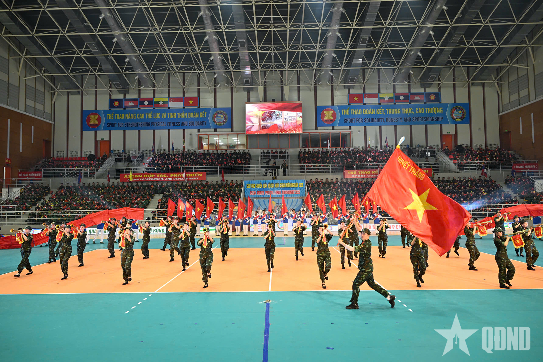 Đại tướng Phan Văn Giang dự và chỉ đạo Lễ khai mạc Giải bóng chuyền Quân đội các nước ASEAN mở rộng năm 2026

