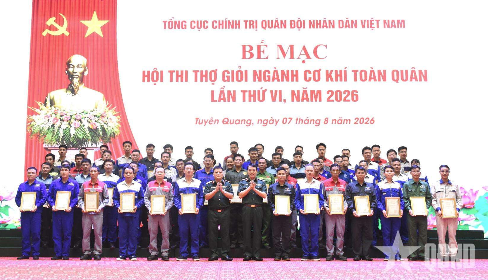 Hội thi thợ giỏi ngành cơ khí toàn quân lần thứ VI: Nâng cao tay nghề, làm chủ công nghệ hiện đại