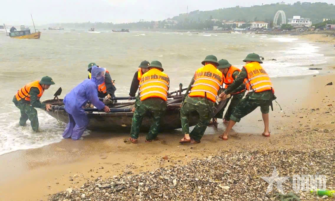 Bộ đội Biên phòng TP Hải Phòng khẩn trương ứng phó bão số 4