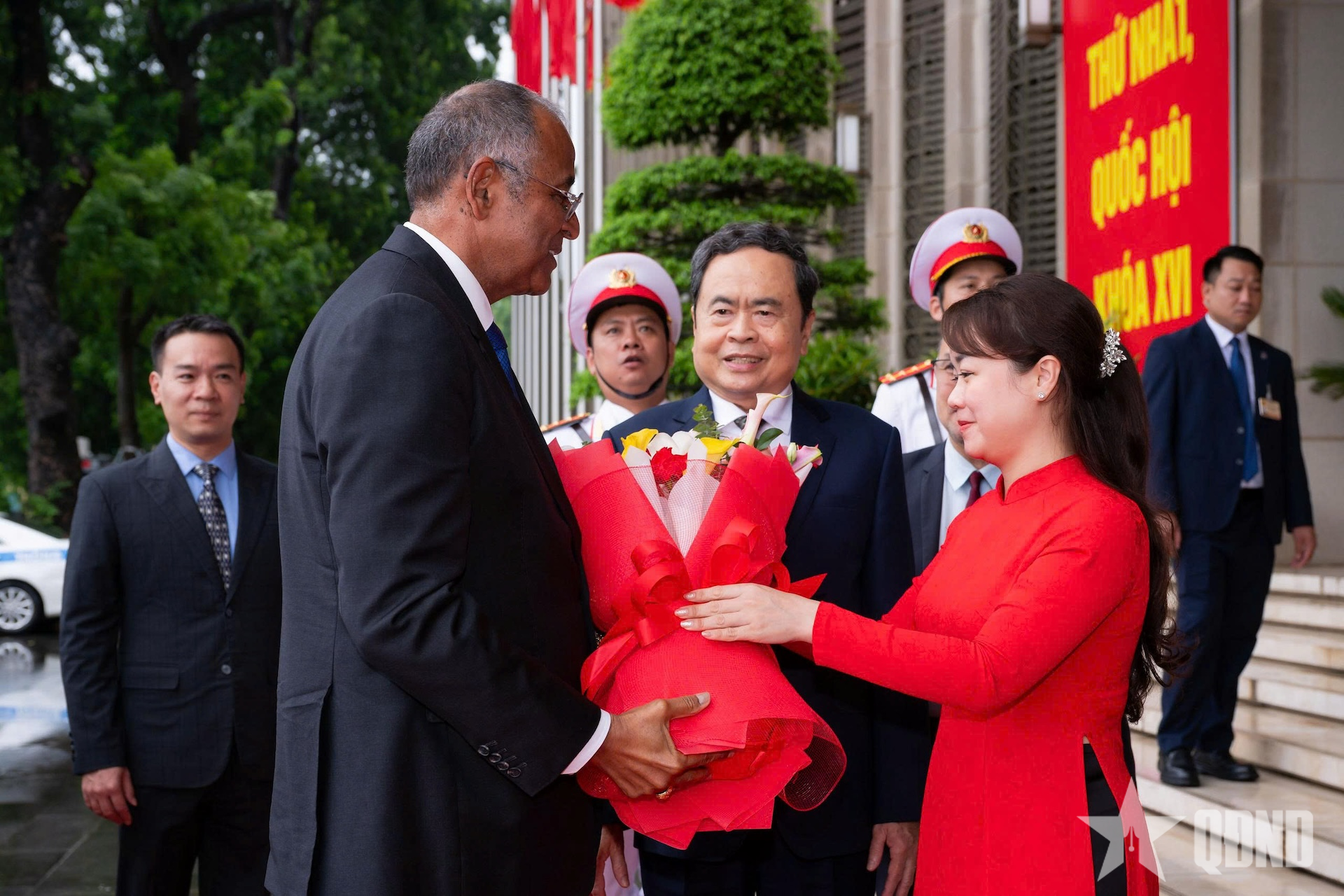Chủ tịch Quốc hội Trần Thanh Mẫn hội đàm với Chủ tịch Quốc hội Bờ Biển Ngà Patrick Achi