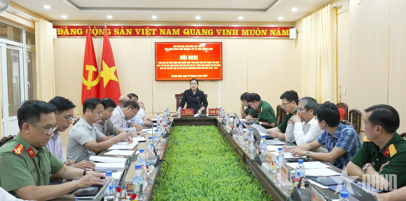 Quảng Ngãi: Triển khai tìm kiếm, quy tập hài cốt liệt sĩ tại Lào và Campuchia mùa khô 2026-2027