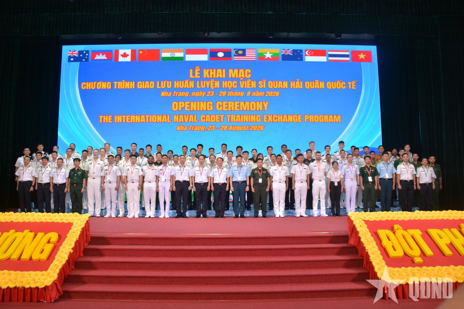 Khai mạc chương trình giao lưu huấn luyện học viên sĩ quan hải quân quốc tế