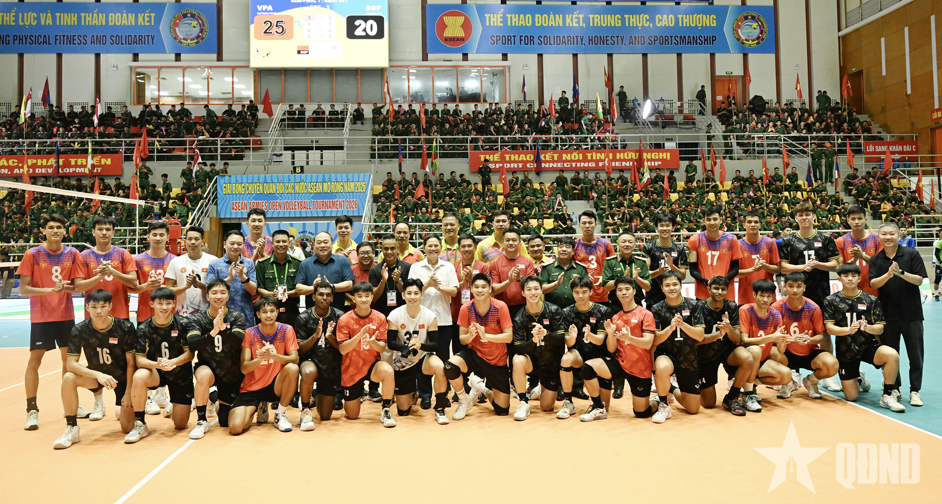 Giải bóng chuyền Quân đội các nước ASEAN mở rộng năm 2026: Đội Quân đội nhân dân Việt Nam vào chung kết