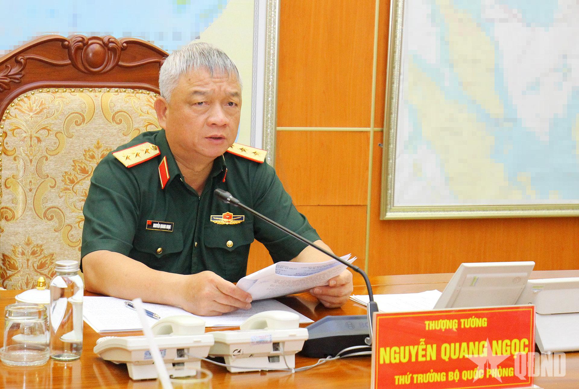 Thượng tướng Nguyễn Quang Ngọc: Chủ động sắp xếp, tái cơ cấu các doanh nghiệp thuộc Tổng cục Hậu cần - Kỹ thuật

