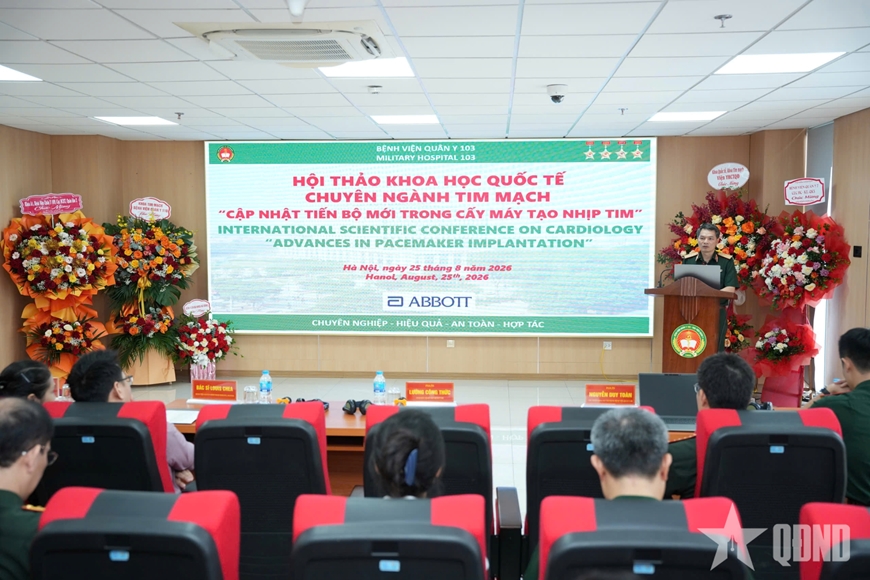 Bệnh viện Quân y 103 tổ chức hội thảo khoa học chuyên ngành tim mạch