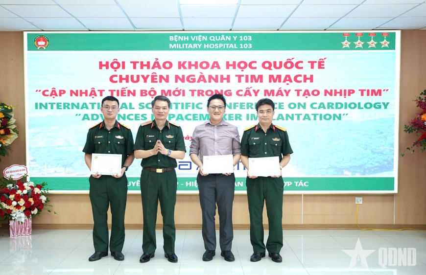 Bệnh viện Quân y 103 tổ chức hội thảo khoa học chuyên ngành tim mạch