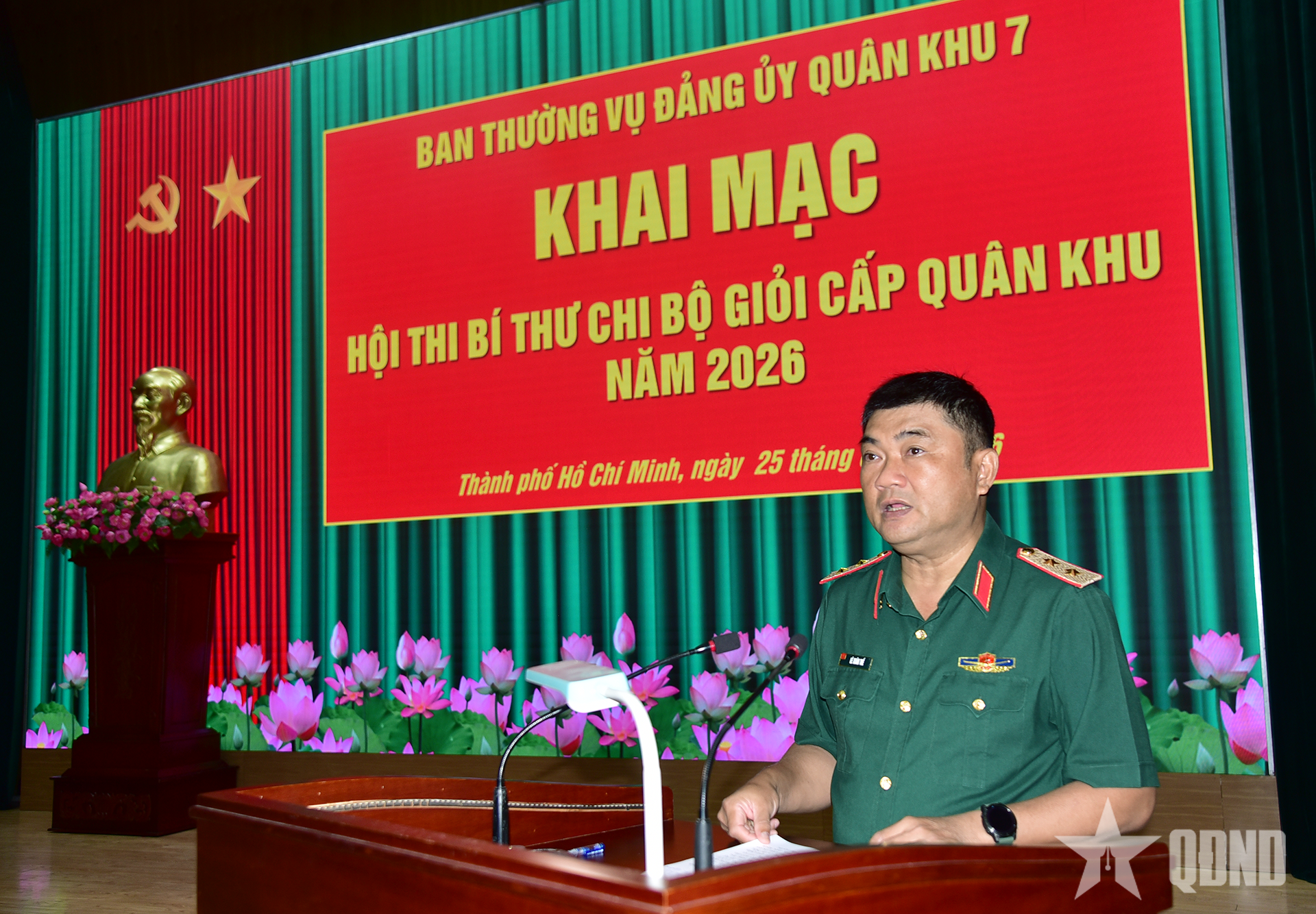 Quân khu 7 khai mạc Hội thi Bí thư chi bộ giỏi năm 2026