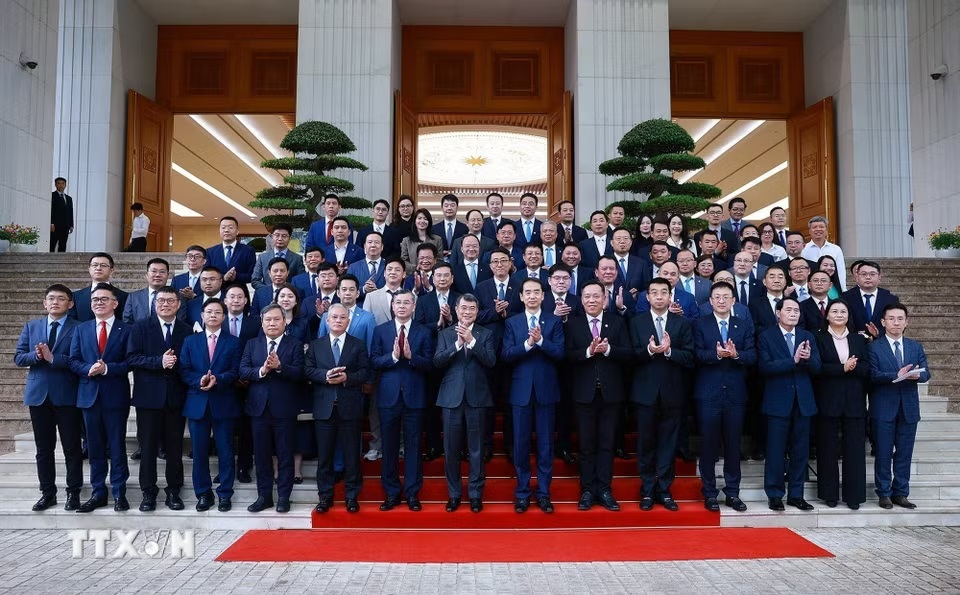 Thủ tướng Lê Minh Hưng: Các doanh nghiệp Trung Quốc cần tăng cường đầu tư với chất lượng cao hơn, công nghệ tiên tiến hơn
