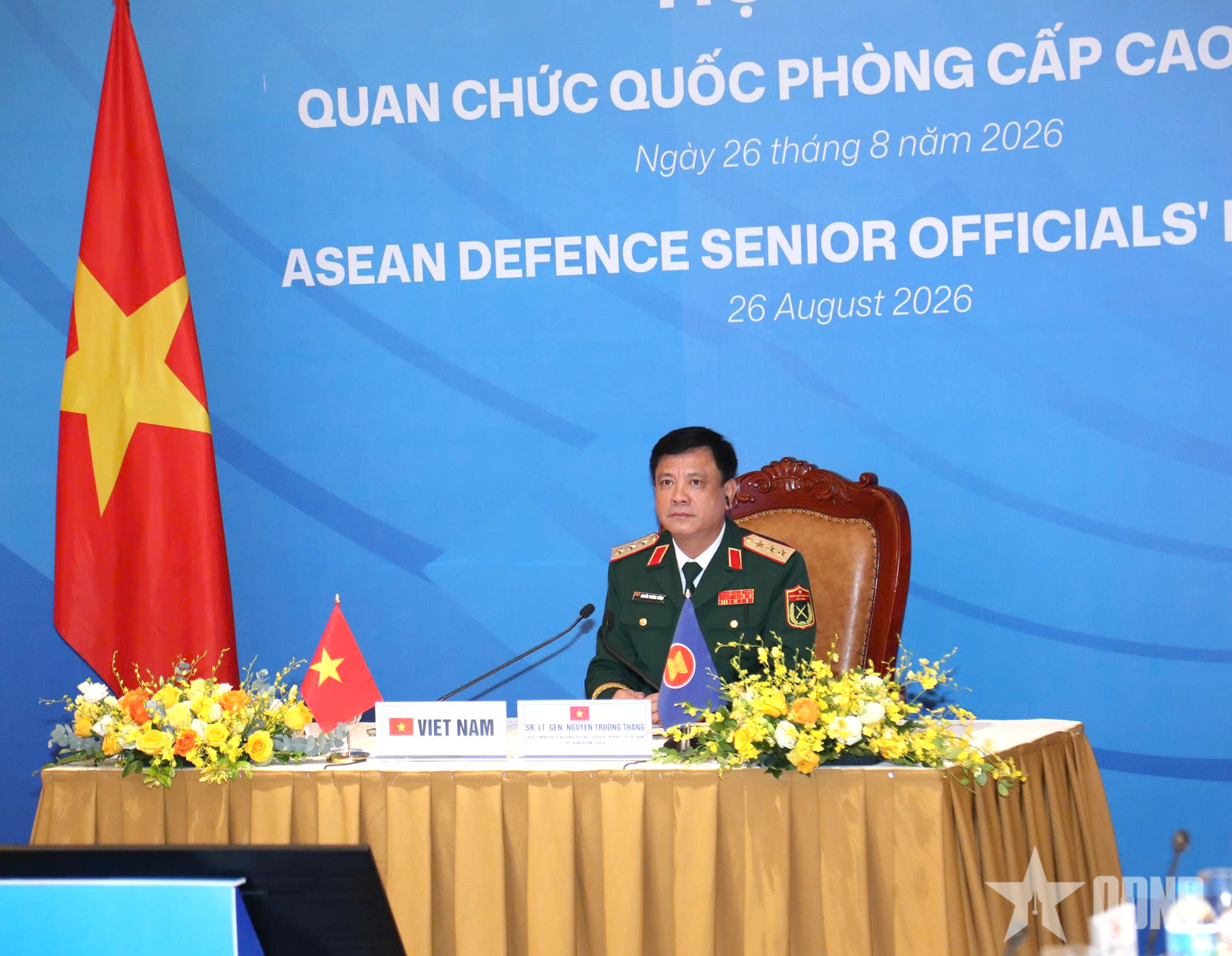 Thượng tướng Nguyễn Trường Thắng dự Hội nghị Quan chức Quốc phòng cấp cao ASEAN 