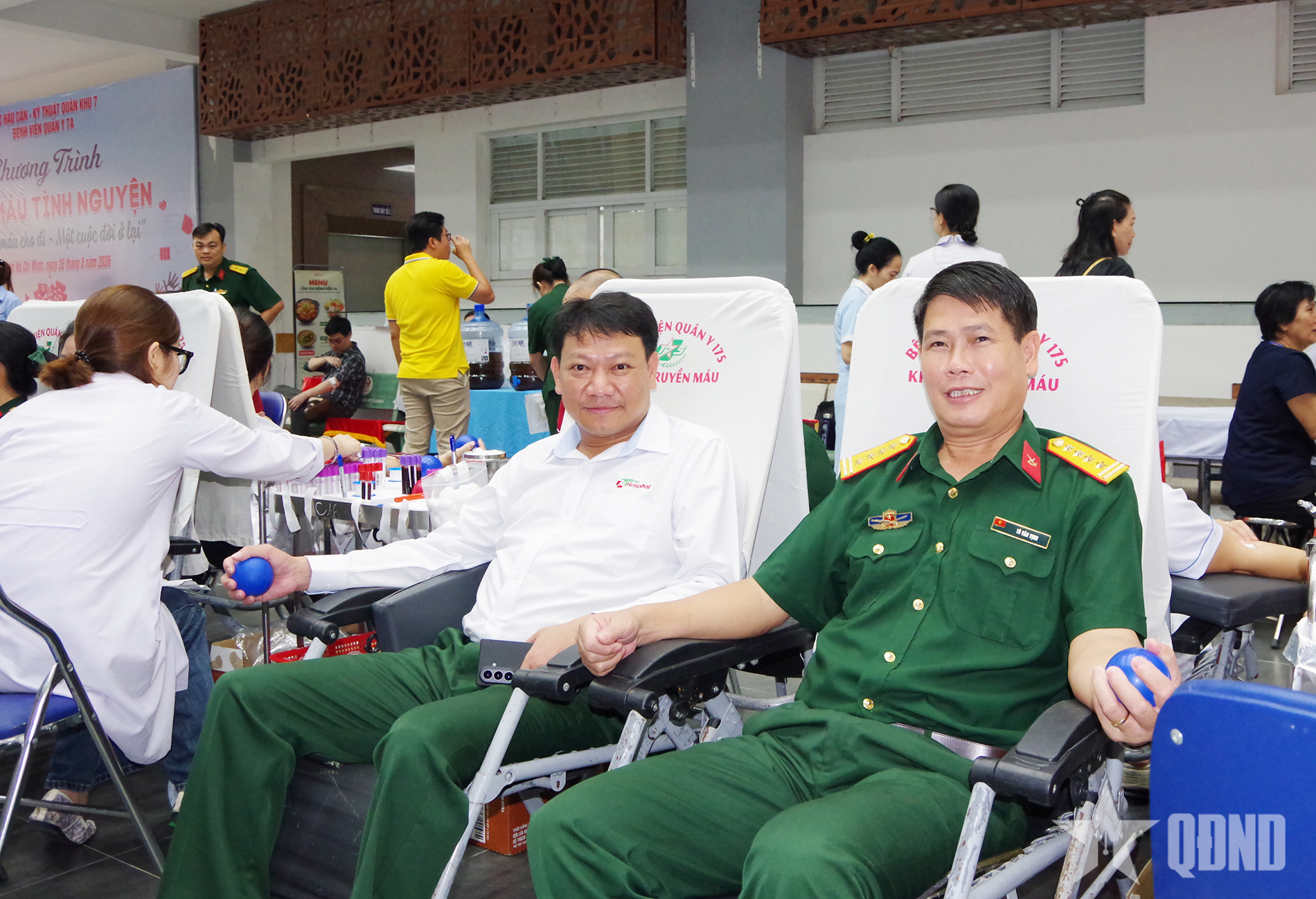 Bệnh viện Quân y 7A tổ chức ý nghĩa chương trình “Hiến máu nhân đạo”