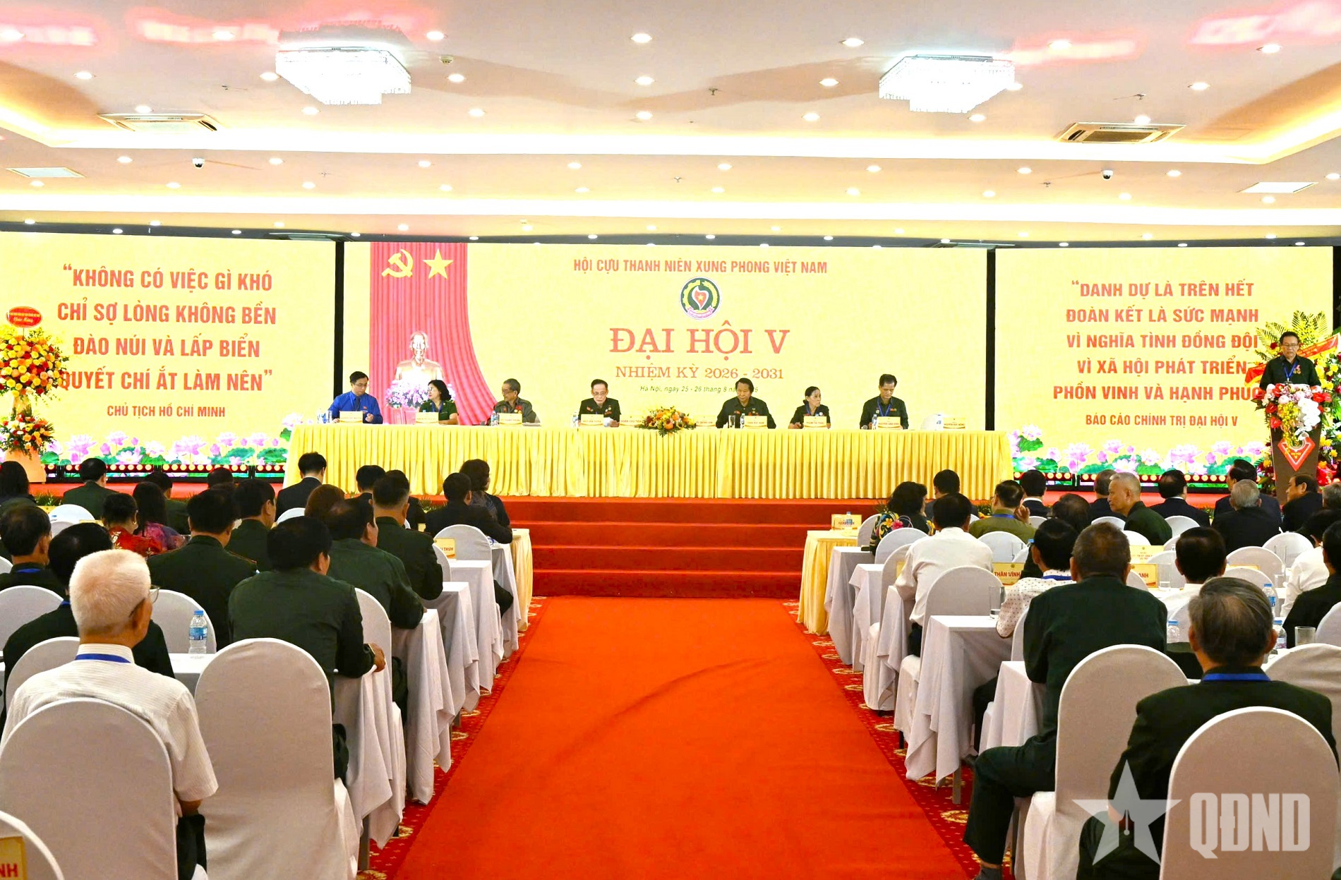 Khai mạc trọng thể Đại hội đại biểu toàn quốc Hội Cựu thanh niên xung phong Việt Nam lần thứ V