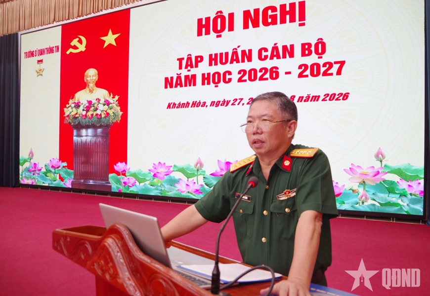 Trường Sĩ quan Thông tin đẩy mạnh chuyển đổi số, ứng dụng trí tuệ nhân tạo 