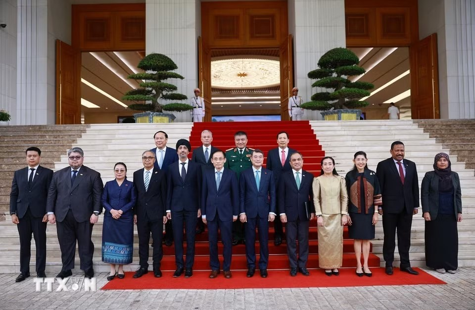 Thủ tướng Lê Minh Hưng tiếp Đại sứ, Đại biện các nước ASEAN