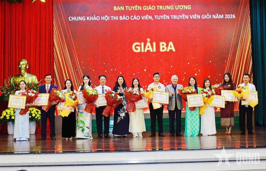 Bế mạc Chung khảo toàn quốc Hội thi Báo cáo viên, tuyên truyền viên giỏi năm 2026