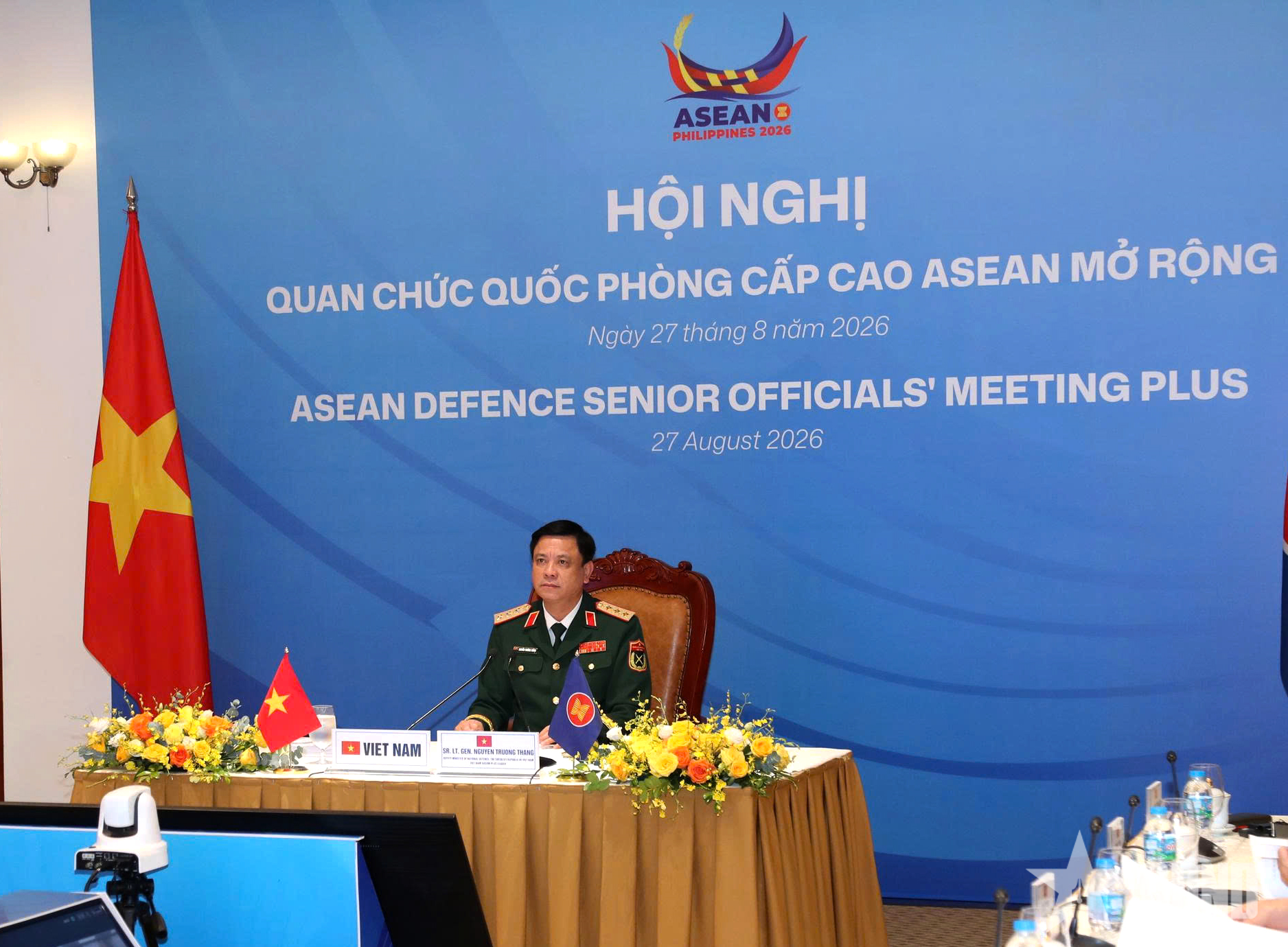 Thượng tướng Nguyễn Trường Thắng dự Hội nghị Quan chức Quốc phòng cấp cao ASEAN mở rộng