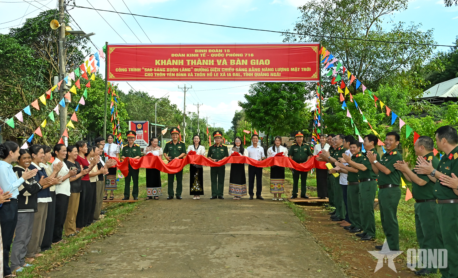 Đoàn Kinh tế - Quốc phòng 716 (Binh đoàn 15): Chăm lo an sinh, an cư cho nhân dân xã Ia Đal, tỉnh Quảng Ngãi