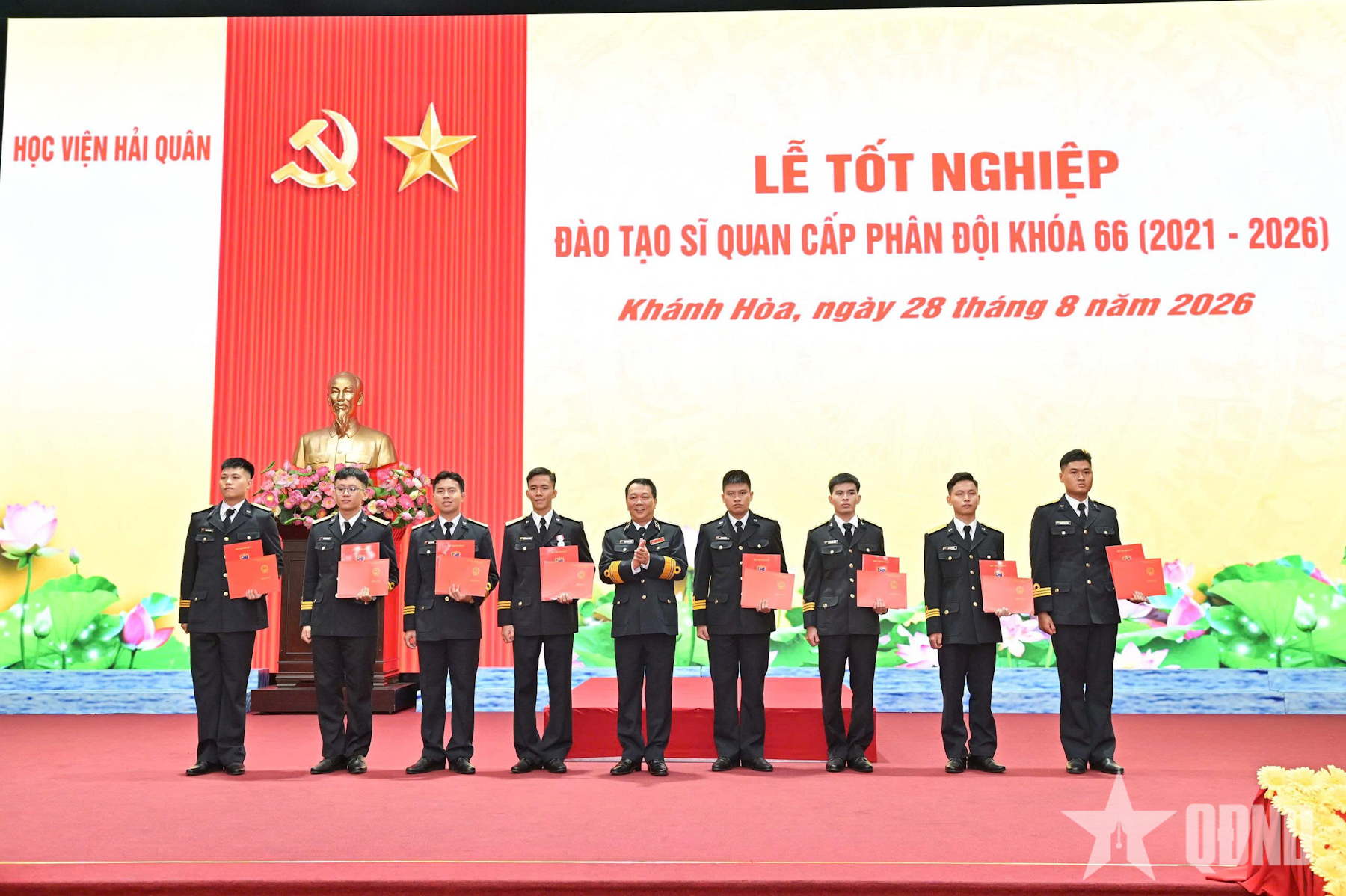Học viện Hải quân tổ chức Lễ tốt nghiệp đào tạo sĩ quan cấp phân đội khóa 66