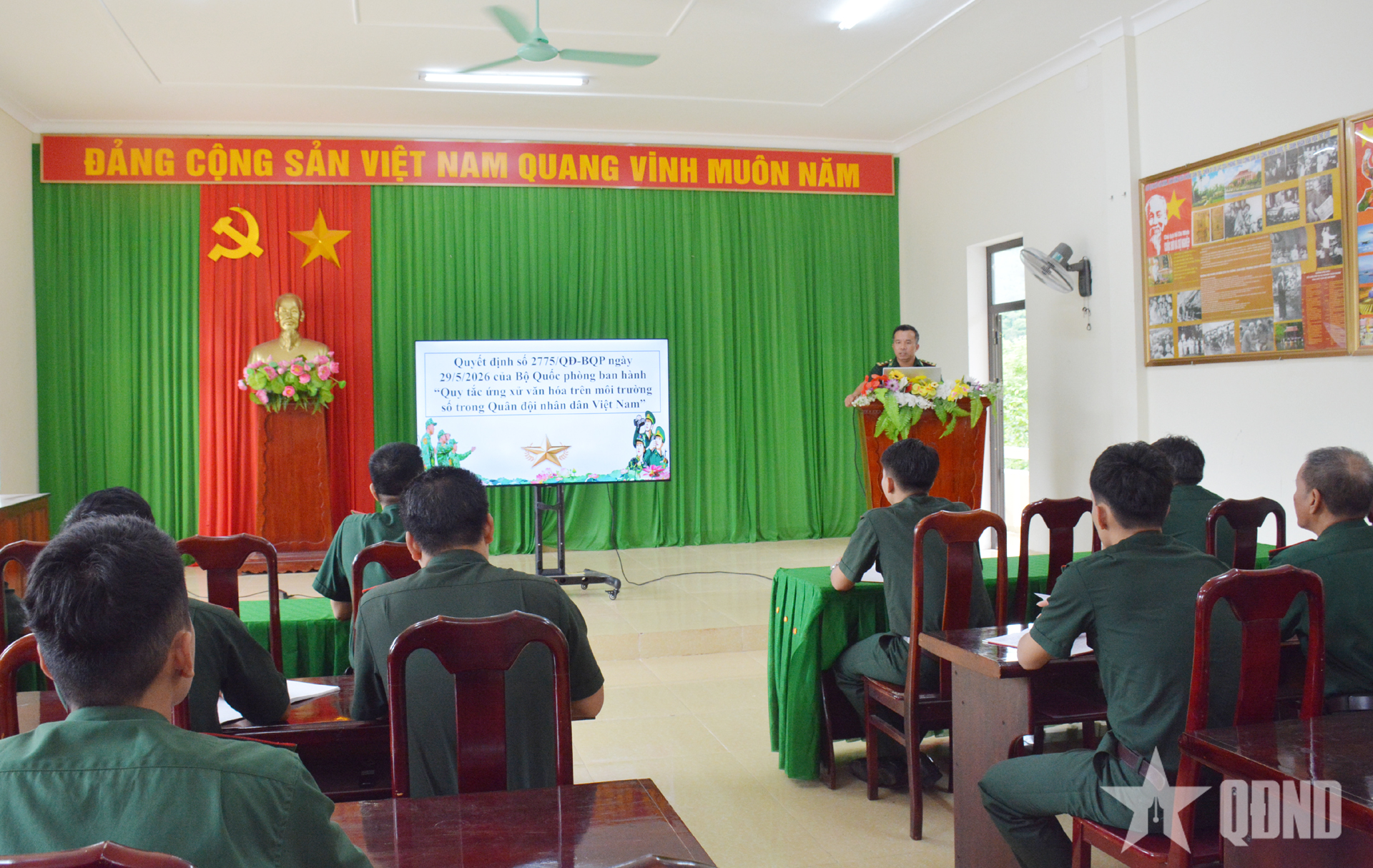 Đồn Biên phòng Làng Mô: Giữ chuẩn mực văn hóa trên môi trường số