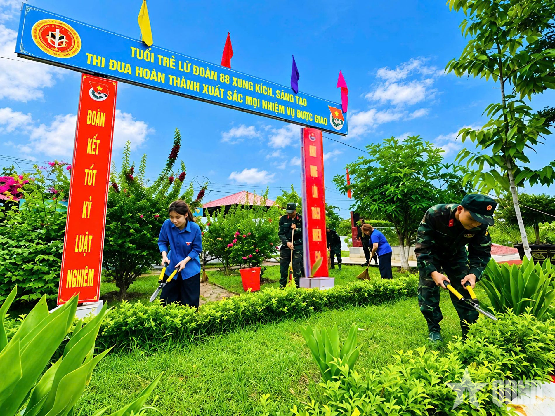 Lữ đoàn 88 (Binh chủng Hóa học) lan tỏa khí thế mừng Quốc khánh