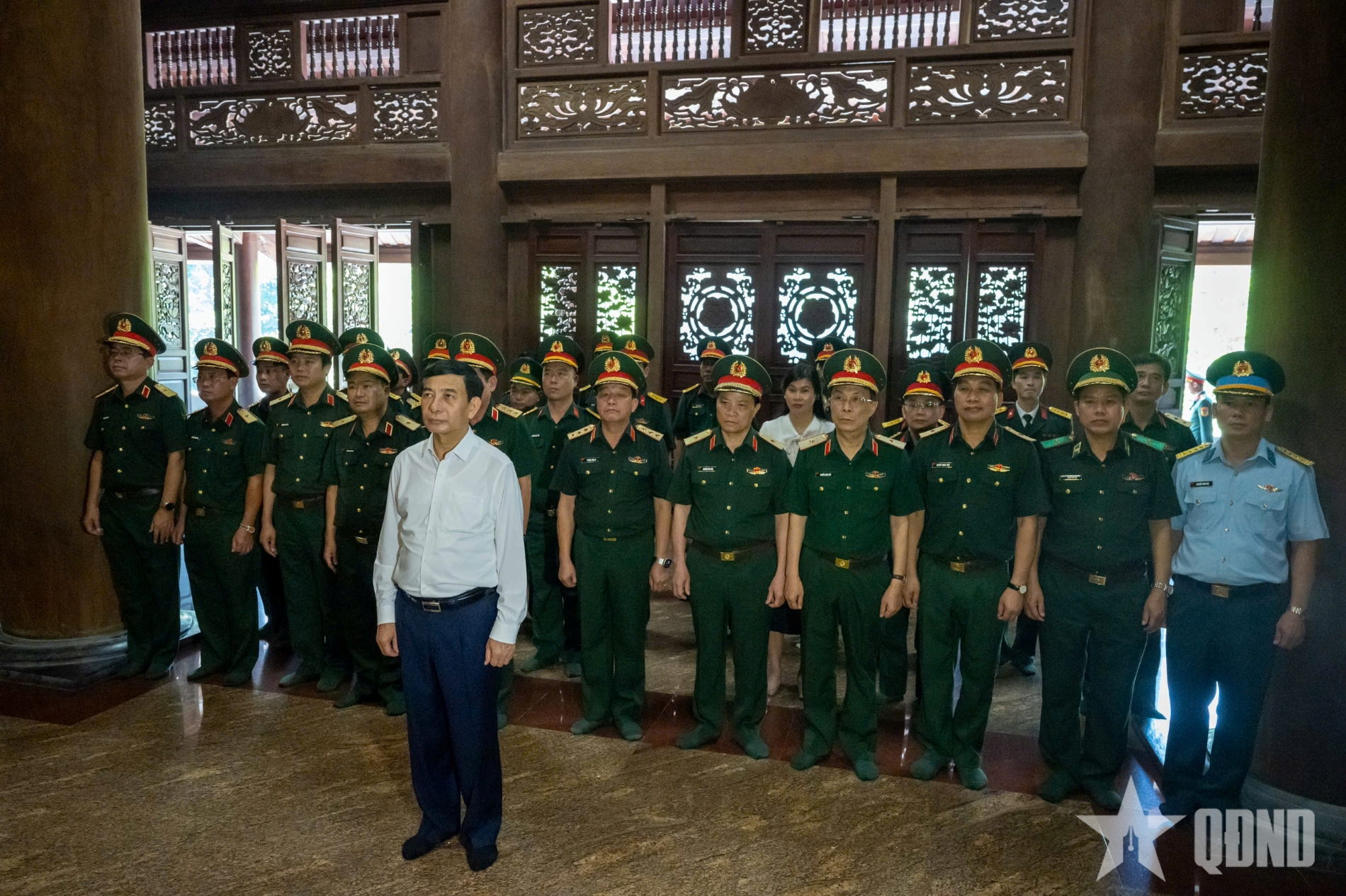 Đoàn Quân ủy Trung ương, Bộ Quốc phòng dâng hương tưởng niệm Chủ tịch Hồ Chí Minh tại Khu Di tích K9 - Đá Chông 