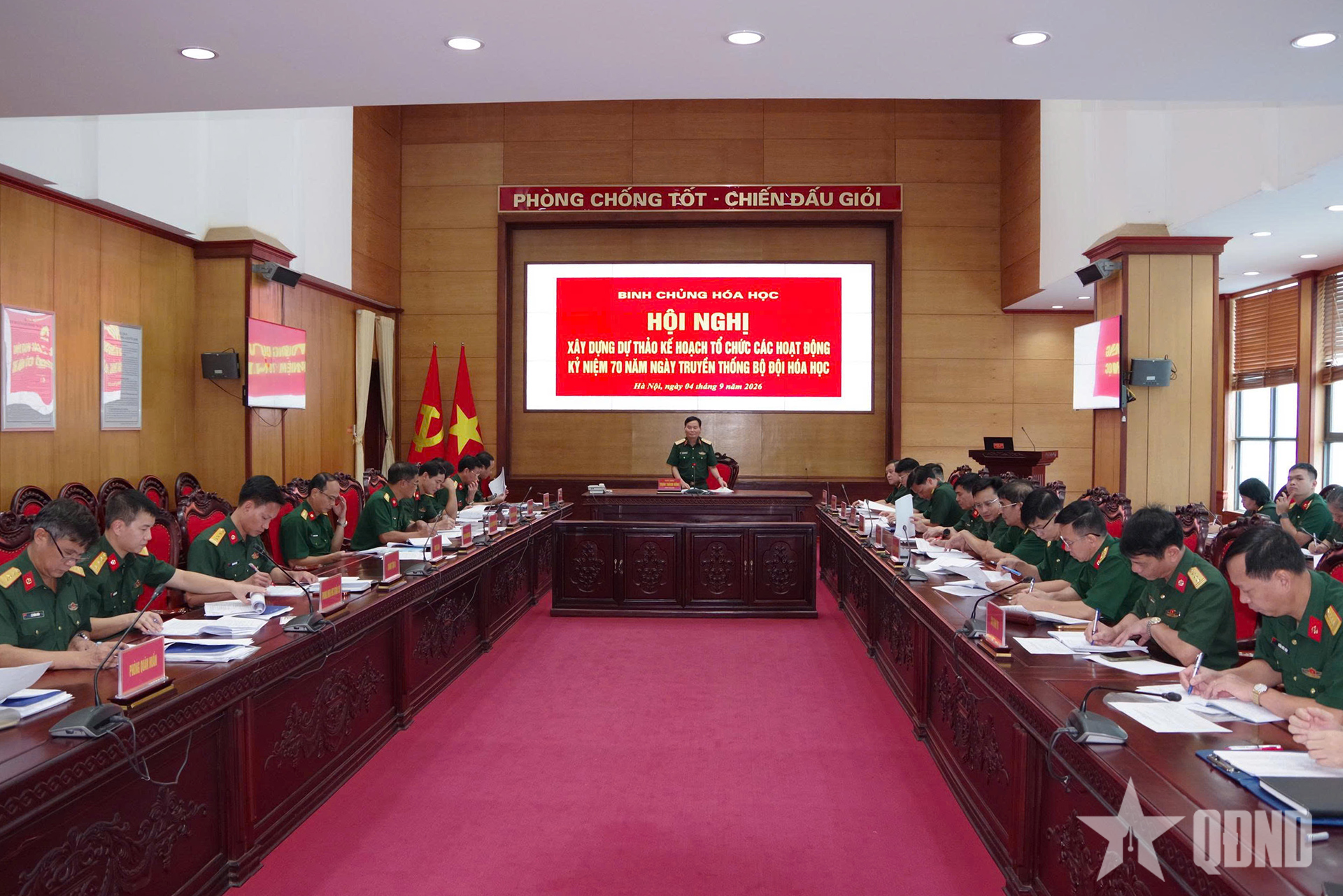 Binh chủng Hóa học lấy ý kiến kế hoạch tổ chức kỷ niệm 70 năm ngày truyền thống
