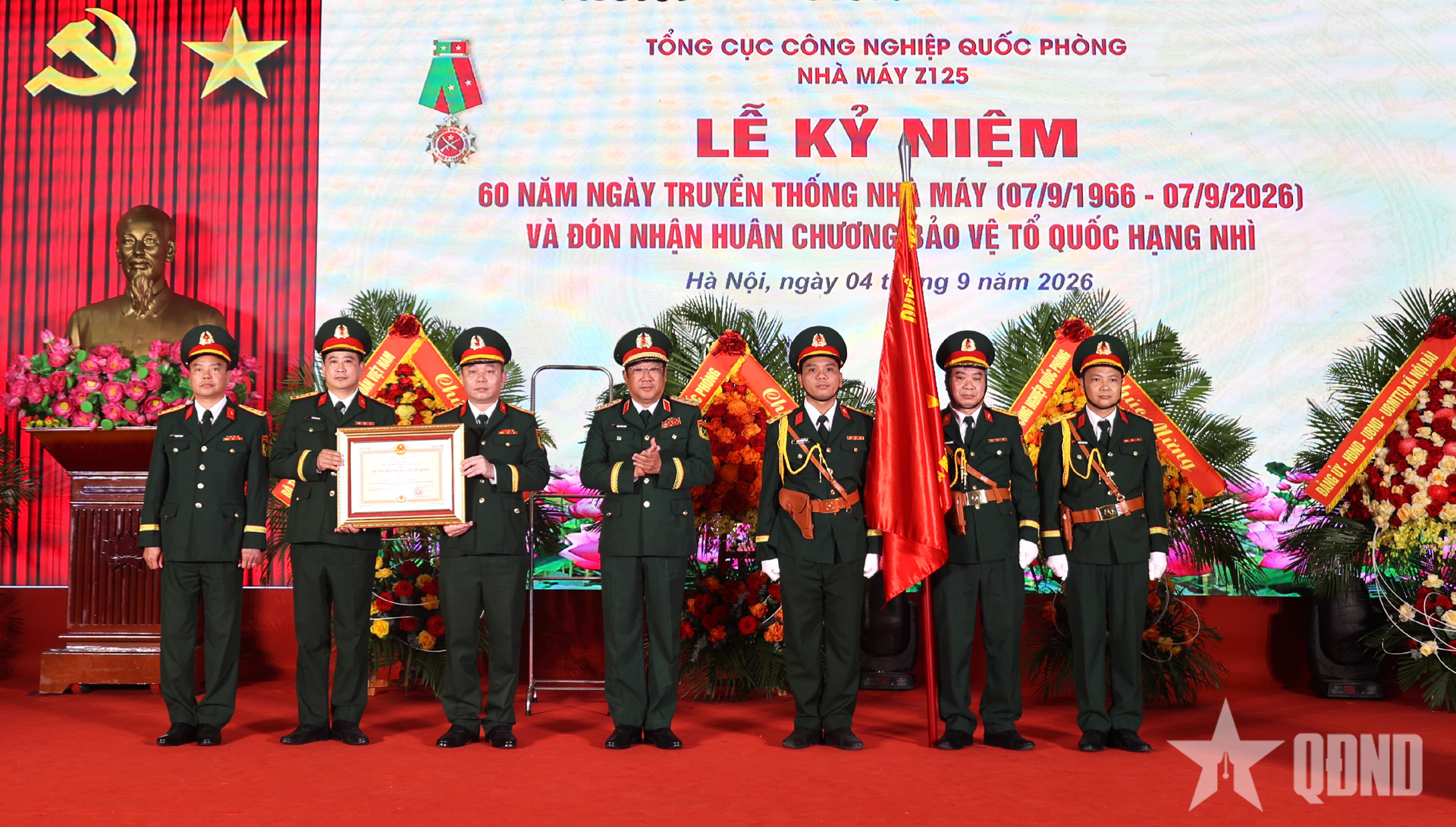 Thượng tướng Phạm Hoài Nam dự Lễ kỷ niệm 60 năm Ngày truyền thống Nhà máy Z125
